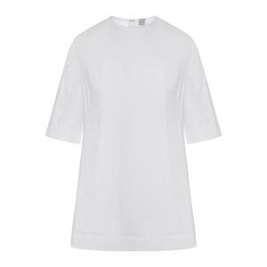 Toteme Women Cotton Top With Short Sleeves